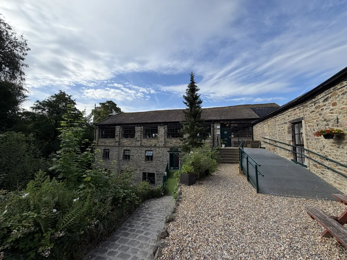 The rear entrance to High Corn Mill